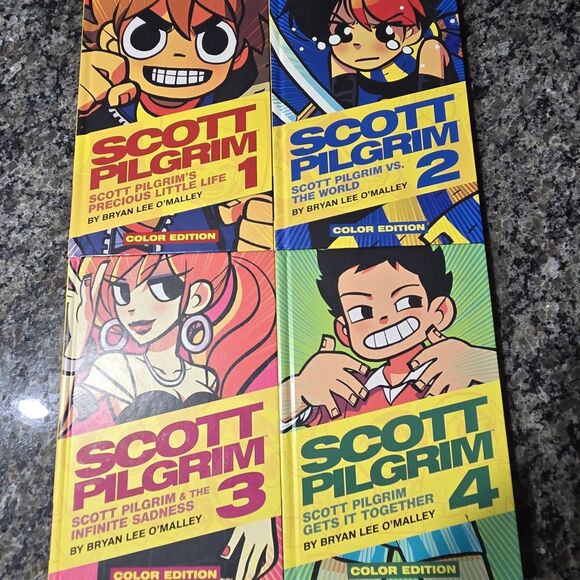Other - Scott Pilgrim Color Hardcover Set Volumes 1-4 – Bryan Lee O’Malley – Oni Press